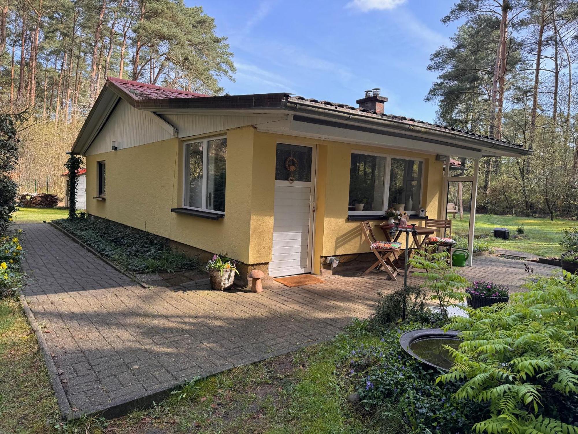 Ferienhaus Im Wald Borkwalde Eksteriør bilde